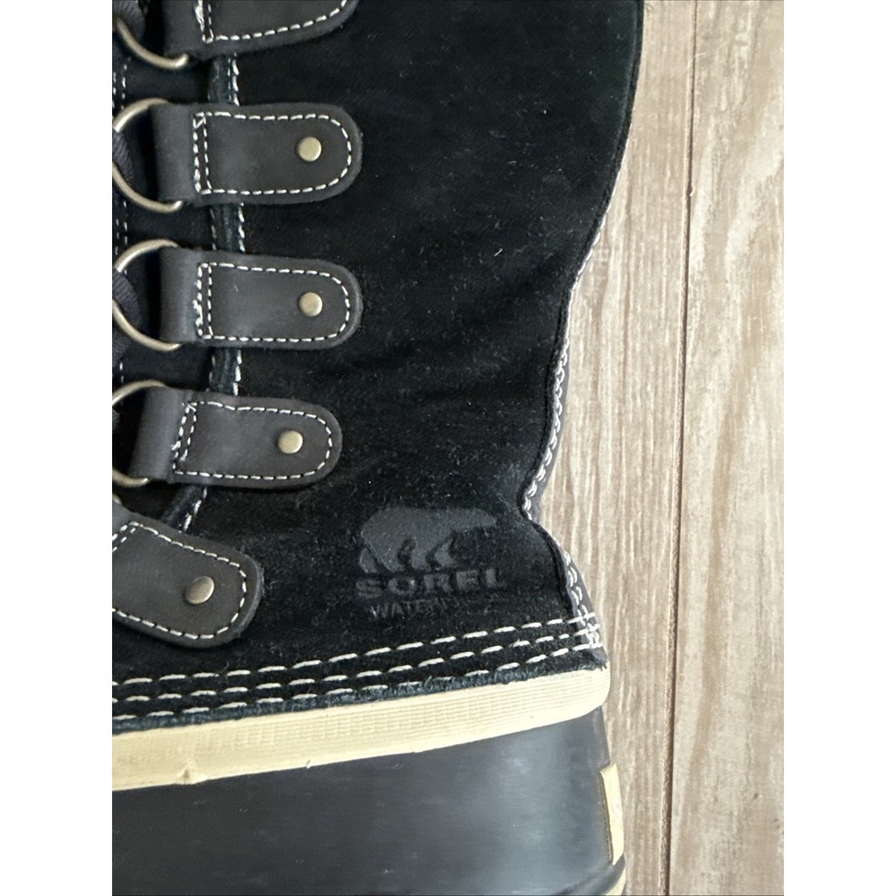 Sorel Joan of Arc Black Waterproof Winter Snow Boots NL2429-010 Womens 6 - Picture 7 of 8